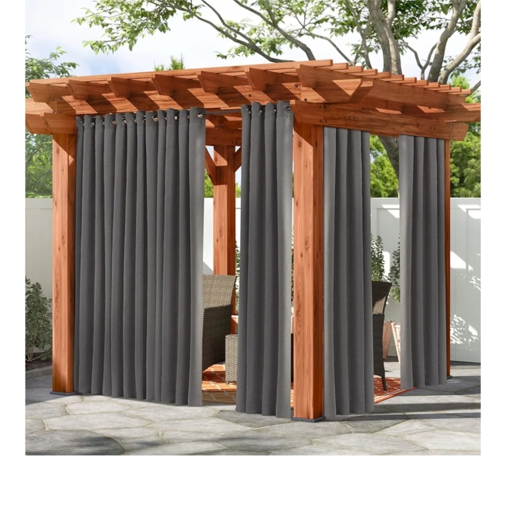 Outdoor Pergola Curtains